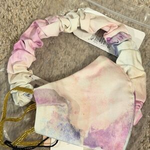 Lelet NY Pastel Tie-Dye Scrunchie and Mask Set